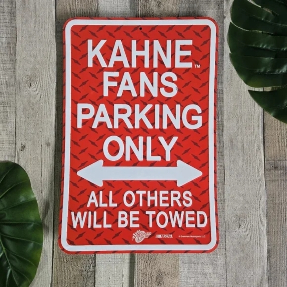 NASCAR | Kasey Kahne Fans Parking Only Sign